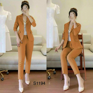 Set bộ 3 món thời trang nữ đi lót cotton khoác cotton lạnh cổ vest tay dài quần lưng nút xuông maxi