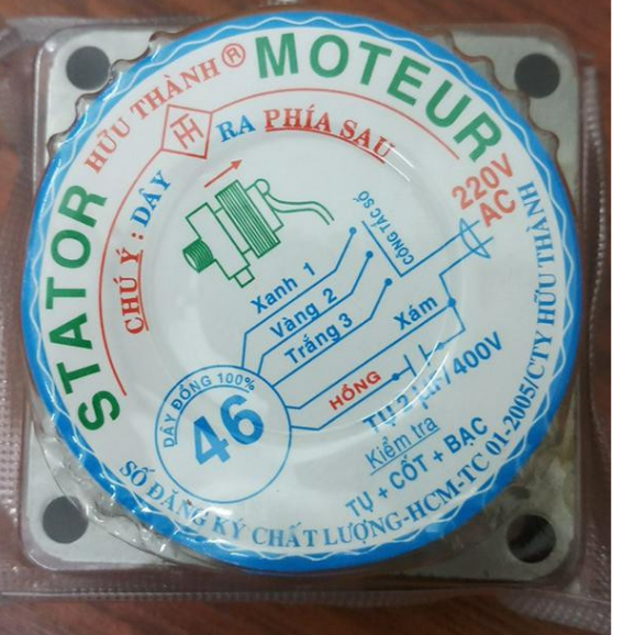 Stator Quạt đường kính lõi 46 Hữu Thành > đức phú