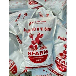 Phân bò ủ Vi sinh Sfarm túi 5kg