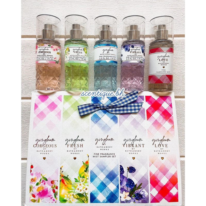 𝑮𝑰𝑵𝑮𝑯𝑨𝑴 𝑪𝑶𝑳𝑳𝑬𝑪𝑻𝑰𝑶𝑵 💐 Gingham Gorgeous Bộ sữa tắm, lotion, xịt thơm