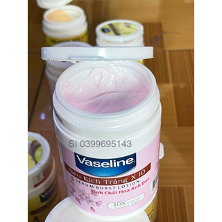 Kem siêu kích trắng x10 vaseline hồng 250g