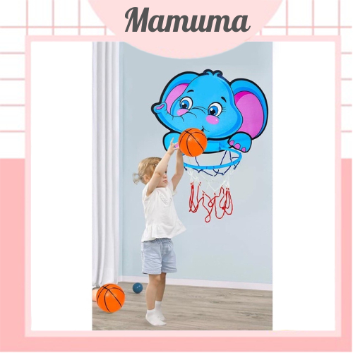 Bóng rổ treo tường cho bé, trò chơi thể thao đồ chơi vận động phát triển tăng chiều cao - Mamuma Store