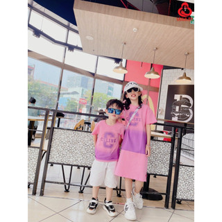 Set Đồ Đôi Gia Đình TÍM DD03