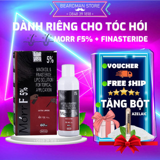 TẶNG BỘT AZELAIC - Dung Dịch Mọc Tóc Morr F5% ( Minoxidil & Finasteride 5%)
