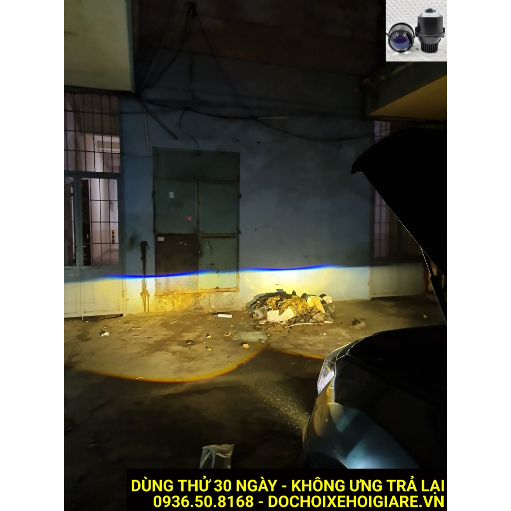 FIVE STAR Đèn Bi Gầm Led Laser Ford Everest 2016-2021. Hai chế độ cốt pha. Bao dùng thử 30 ngày