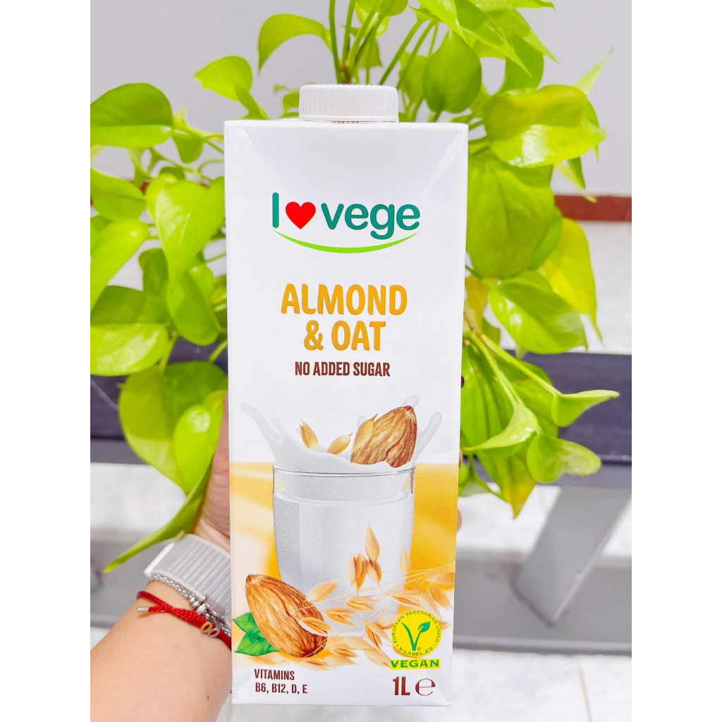 Sữa hạt Vegan không đường Sante 1L của Ba Lan - Date 03/2024