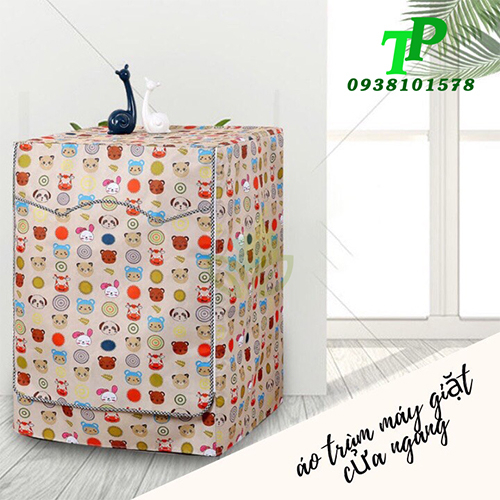 Áo Trùm Máy Giặt Cửa Ngang 6-10.5 Kg , Vỏ Bọc Máy Giặt Siêu Bền Chóng Nước Đẹp