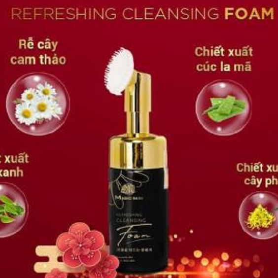 Sữa Rửa Mặt Bọt Biển Magic Skin Refreshing Cleansing Foam [chính hãng magicskin]