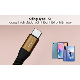Cáp Type C 2m Mbest DS463X-WB Đen ( Like New )