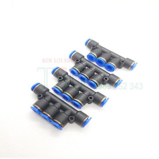 Nối ống chia 5 ống PK  4mm, 6mm, 8mm, 10mm, 12mm  (Hiệu SUNCOS)