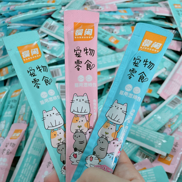 Súp thưởng ăn vặt cho mèo CatFood Liebao - dạng thanh 15gr