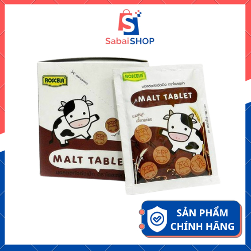 Kẹo sữa bò Milk Tablet Thái Lan 25 viên, đồ ăn vặt Thái Lan SabaiShop