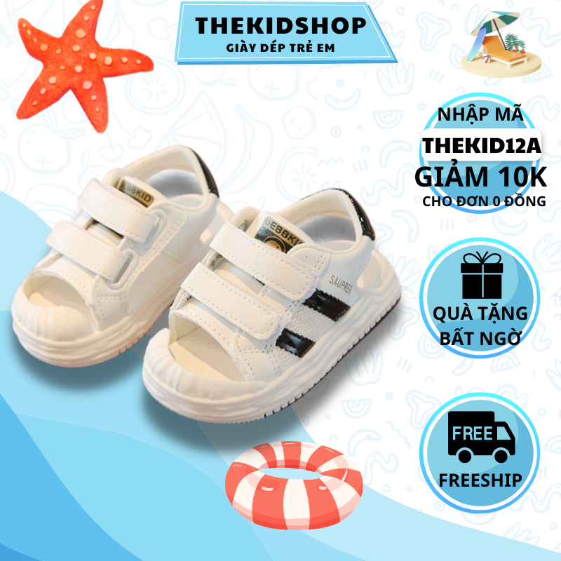 Giày Sandal Tập Đi Cute Cao Cấp, Siêu Mềm Cho Bé Trai Bé Gái Từ 1-3 Tuổi - SD101