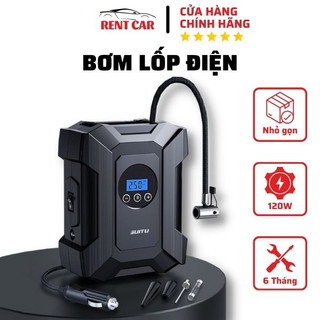 Bơm lốp ô tô, bơm lốp ô tô điện tử mini tự động ngắt Suitu - ST001, màn hình điện tử, màn hình cơ