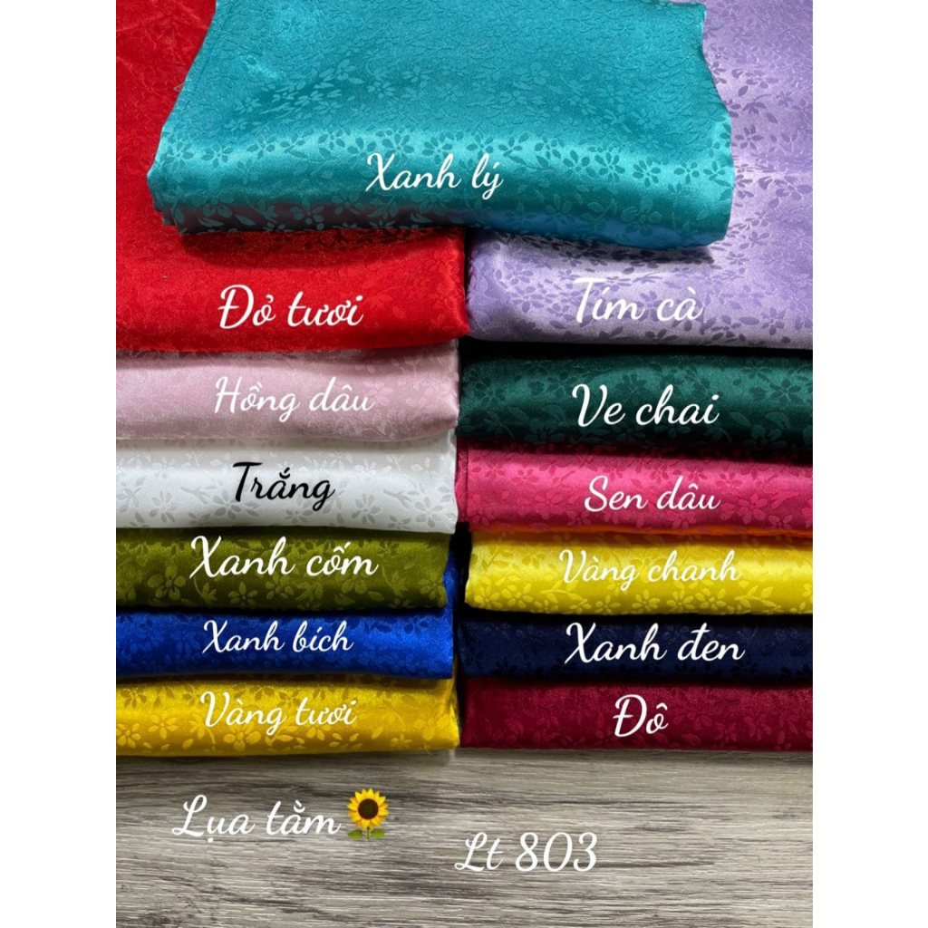 Lụa tăm may áo dài, đầm, áo kiểu