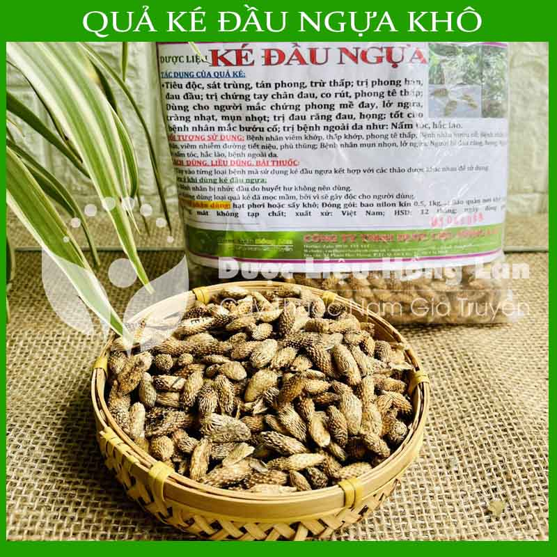 QUẢ KÉ ĐẦU NGỰA (THƯƠNG NHĨ TỬ) khô đóng gói 1kg - Ctyduoclieuhonglan