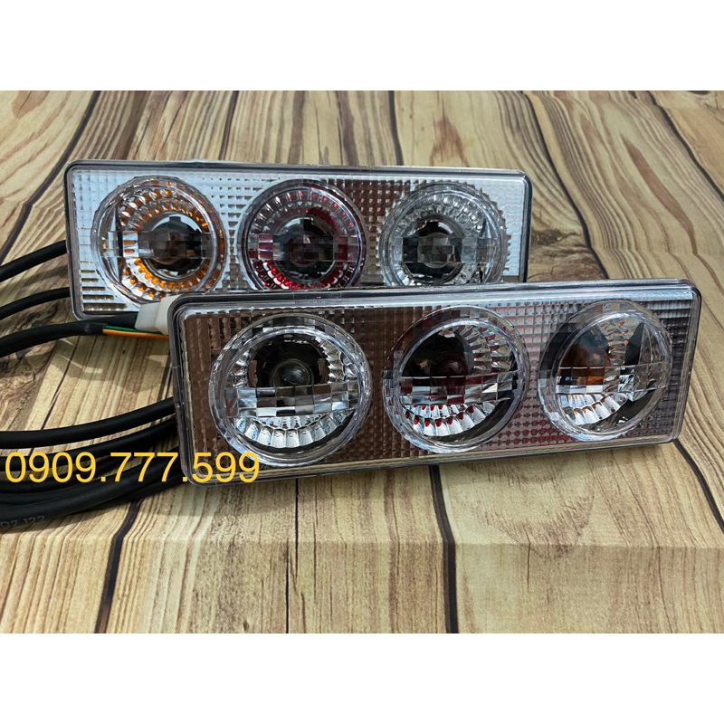 Đèn hậu  loại 3 bóng tròn LED dành cho xe ba bánh - ba gác