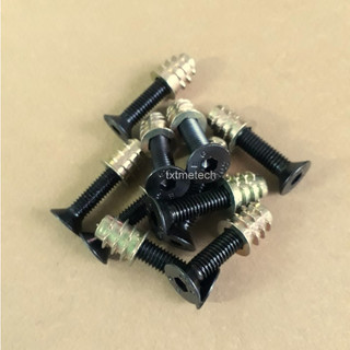 Ốc lục giác chìm đầu bằng M6 kèm tán cấy gỗ- 50 bộ