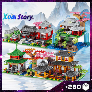 Đồ chơi lắp ráp mô hình các ngôi đền nổi tiếng với kiến trúc cổ đại hộp size to K0296 +280 chi tiết/bộ