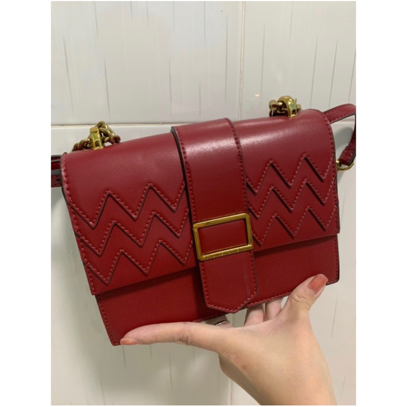 Thanh lý túi auth đeo vai đeo chéo màu đỏ