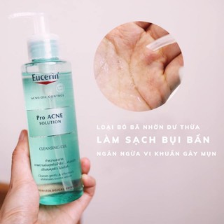 Gel Rửa Mặt Eucerin Cho Da Nhờn Mụn 400ml