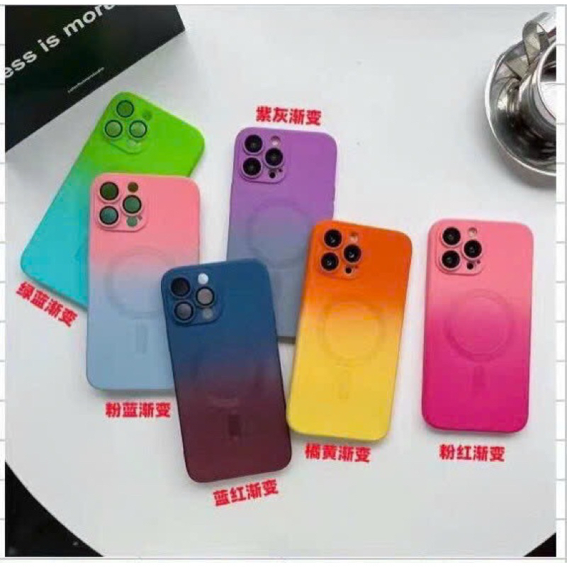 Ốp Silicon Loang 7 màu cầu vồng Iphone 1 4pro/ ip14pro max