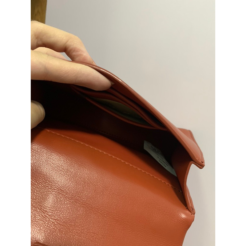 Thanh lý túi ped.ro quai xách đeo chéo màu cam đất