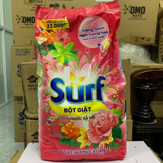 Bột giặt Surf hương Nước xả vải 5.5kg(mầu hồng)
