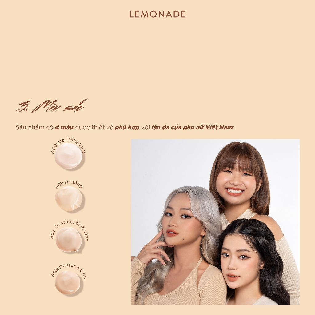 Combo Lemonade Phấn nước Matte Addict Cushion 15g và Kem che khuyết điểm Matte Addict Concealer 3g