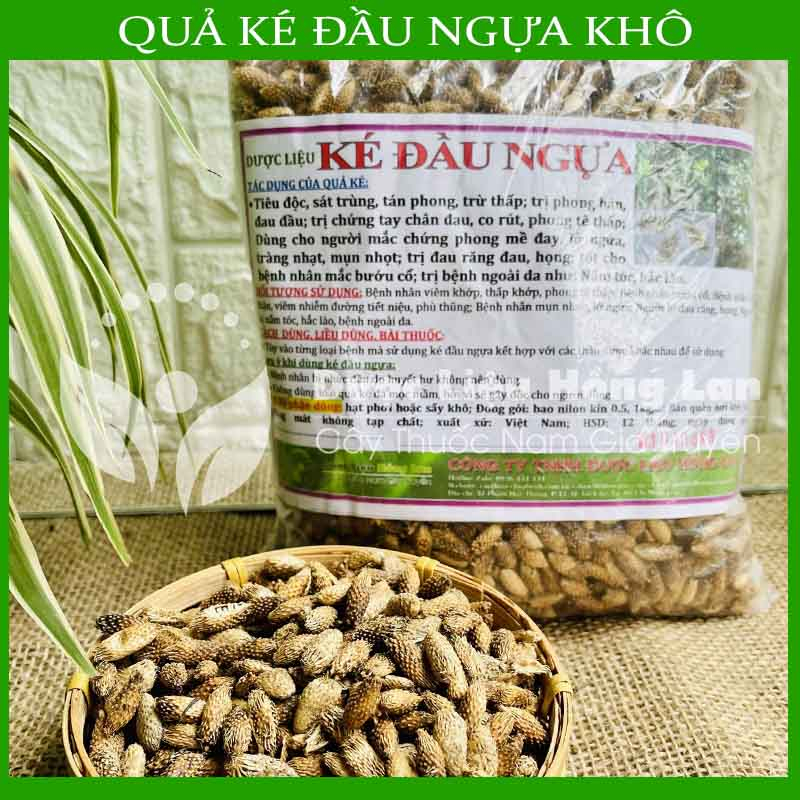 Thảo dược QUẢ KÉ ĐẦU NGỰA (THƯƠNG NHĨ TỬ) khô sạch đóng gói 500gram - Ctyduoclieuhonglan