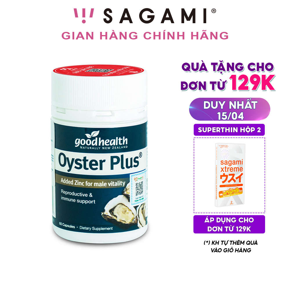Tinh chất hàu Goodhealth Oyster plus – tăng cường sinh lực – 01 hộp