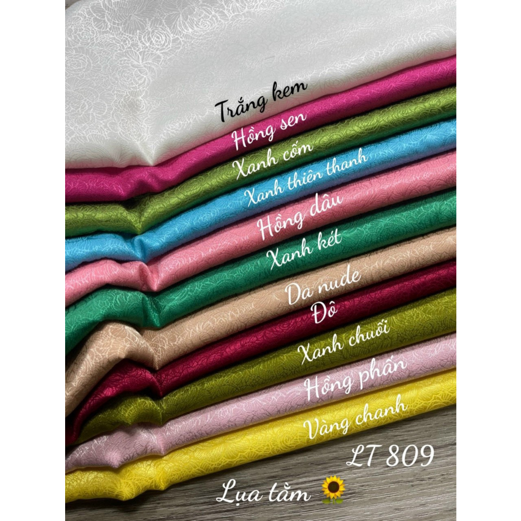 Lụa tăm may áo dài, đầm, áo kiểu