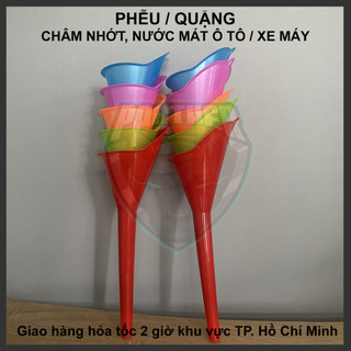 PHỄU NHỰA DÀI châm nhớt, châm nước làm mát, châm xăng, châm phụ gia cho xe máy và ô tô Giao Màu Ngẫu Nhiên