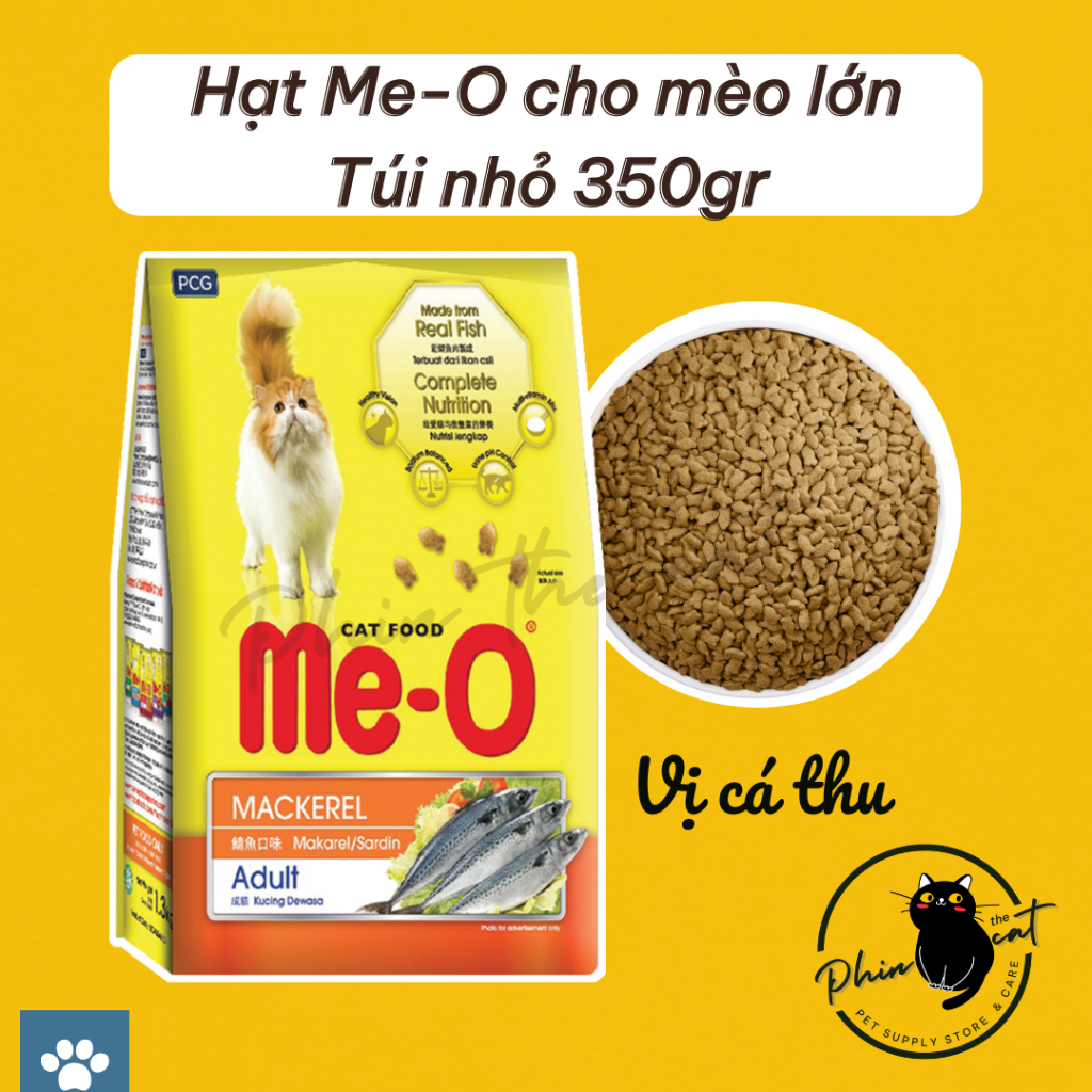 Hạt cho mèo Me-O - túi lẻ 350gr | phinthecat
