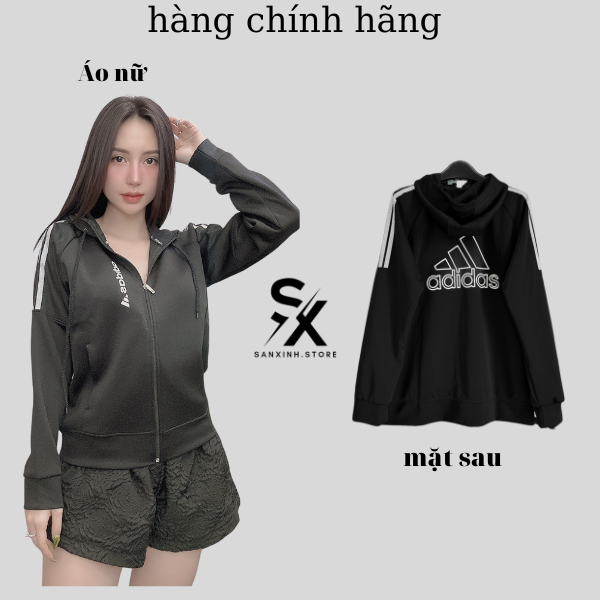 Áo khoác thể thao Adidas đôi nam nữ cao cấp chất liệu poly co dãn 4 chiều Sanxinh 903