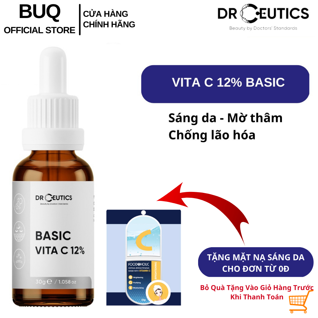 Tinh Chất Drceutics Vitamin C 12% Basic Làm Sáng Đều Màu Chống Lão Hoá Da 30g