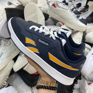 [CHÍNH HÃNG] - GIÀY REEBOK - ĐẾ BẰNG - NAVY- VÀNG - (5427)