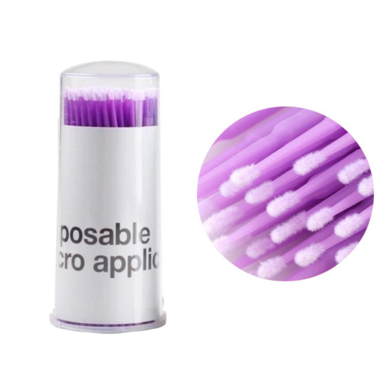 Tăm tháo mi đầu nhỏ đa năng, tăm gỡ mi - hũ 100 cây