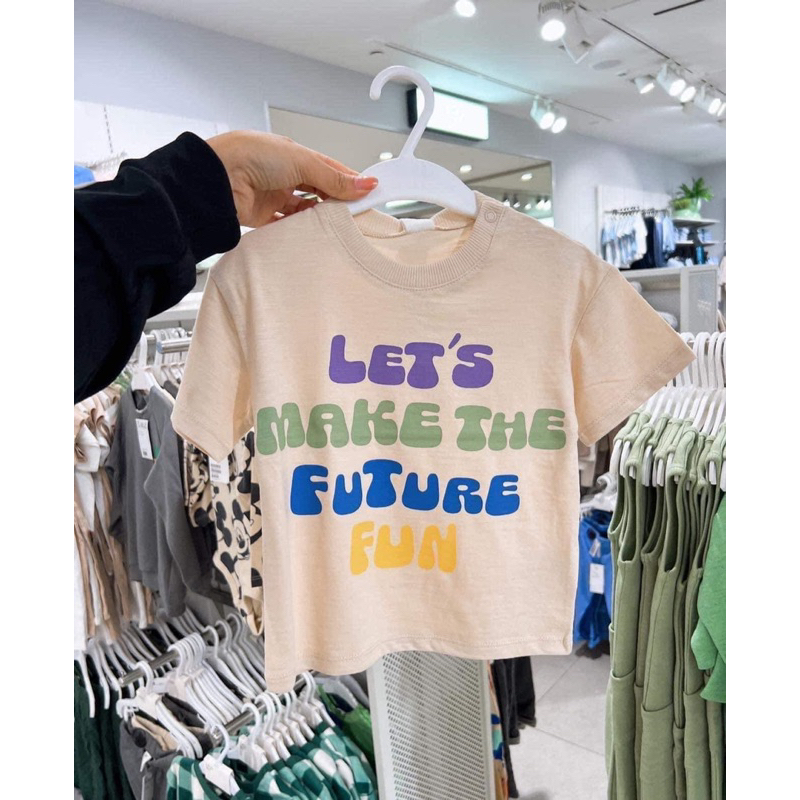 Áo phông bé trai Hm auth | 100% cotton