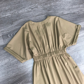 Đầm MX Lưng Thun Cổ Tim Nút Ngực KAMI