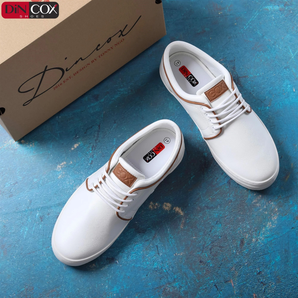 Giày Sneaker Da Nam DINCOX C03 White