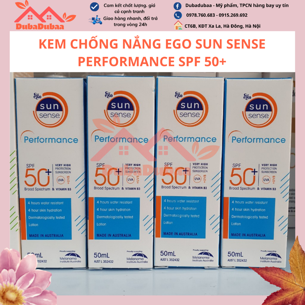 Kem chống nắng Ego Sunsense Performance SPF 50+