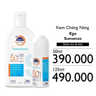 Kem chống nắng Ego Sunsense Performance SPF 50+