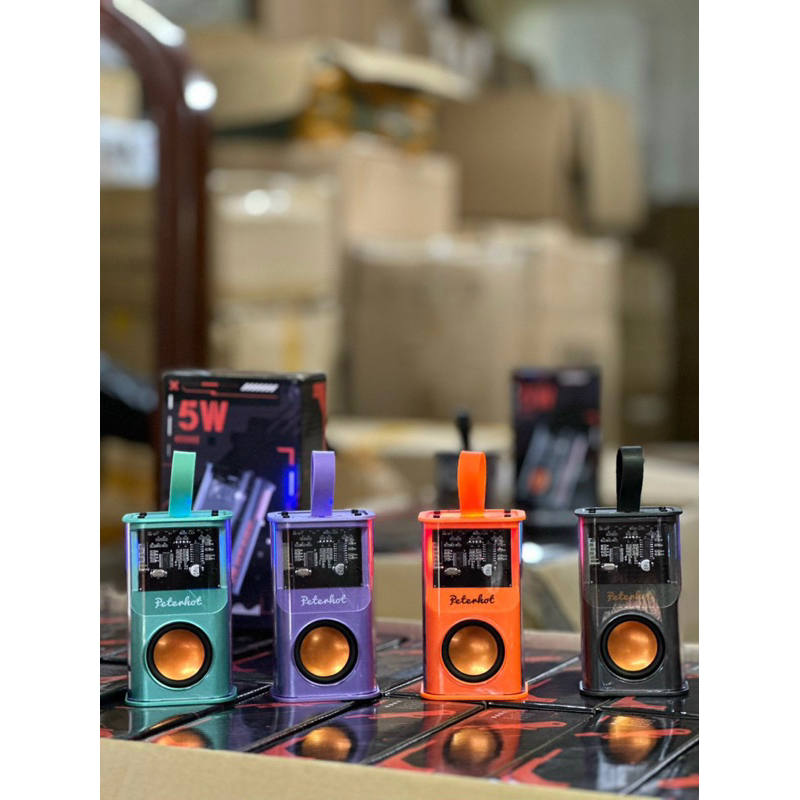 Loa bluetooth mini trong suốt Nghe cực êm