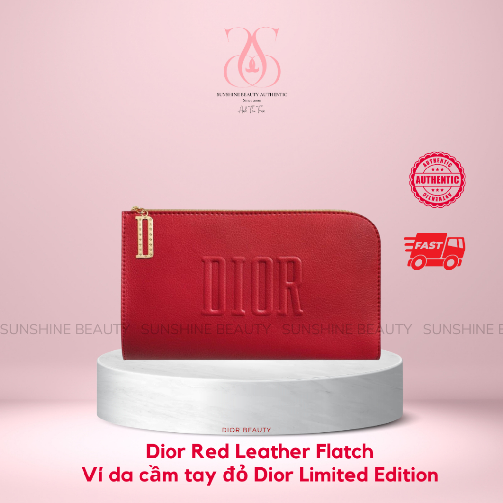 Gift Dior _ Ví cầm tay logo Dior