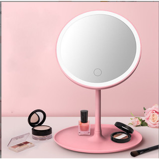 Gương trang điểm để bàn, gương led để bàn