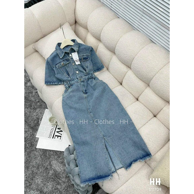 đầm jeans mới