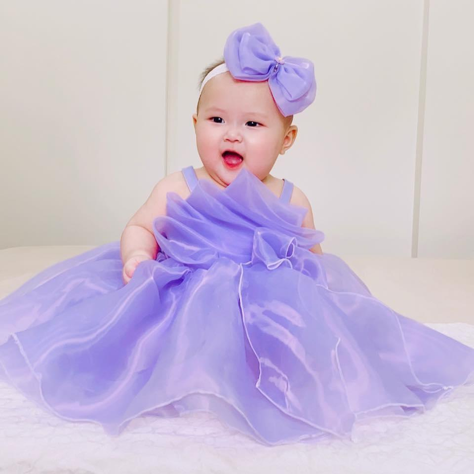 Váy Công Chúa Xếp Ly Cho Bé Gái Từ Trên 6Kg Siêu Đáng Yêu Đủ Màu