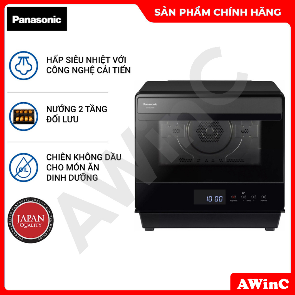 Lò chiên không dầu, hấp nướng đối lưu Panasonic NU-SC180BYUE