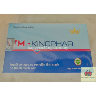TM Kingphar 30 viên - giảm nguy cơ suy giãn, viêm tắc tĩnh mạch